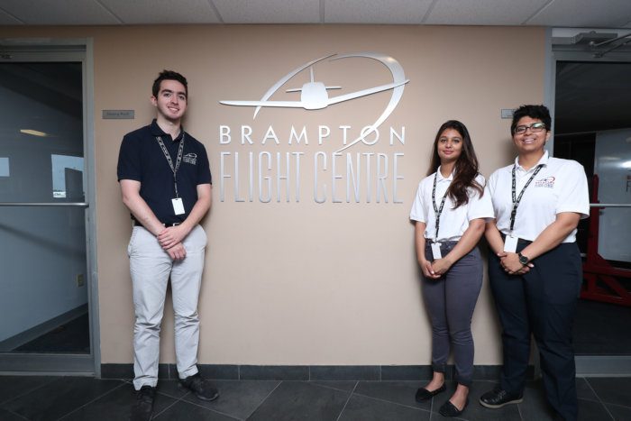 Staff at Brampton Flight Centre 