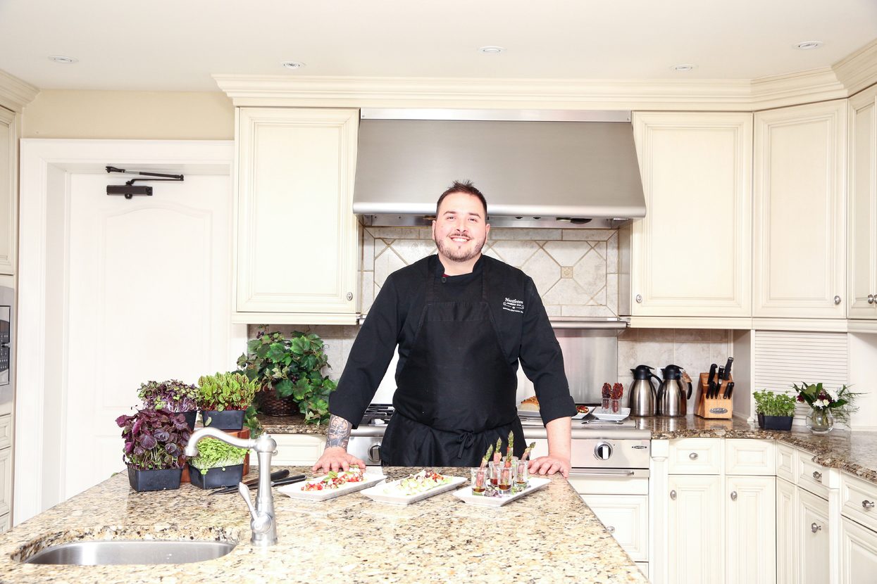 Chef Aaron Moss at the Nestleton Waters Inn